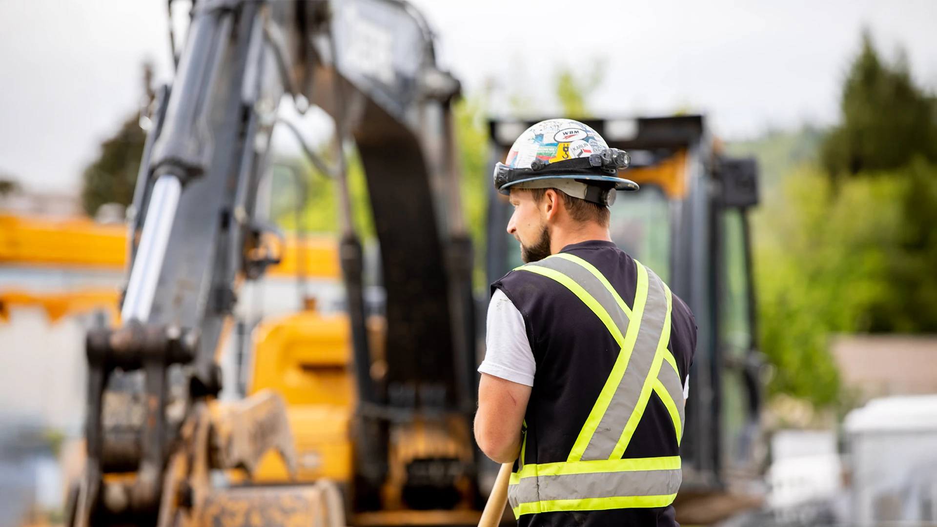 PRD worker on active worksite
