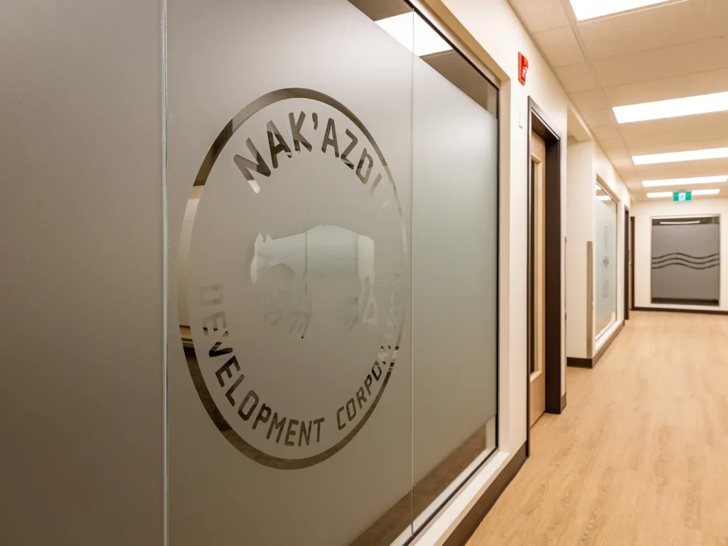 Nak'azdli Whut'en office interior hallway
