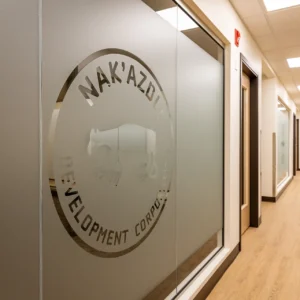 Nak'azdli Whut'en office interior hallway