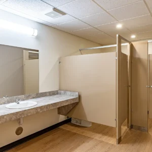Nak'azdli Whut'en office interior washroom