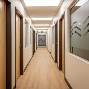 Nak'azdli Whut'en office interior hallway