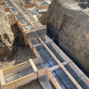 Northern Scale commercial building foundation forms