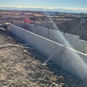 Northern Scale commercial building concrete foundation