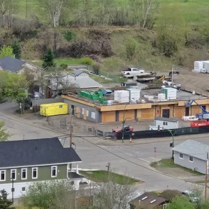 Wilson M. Beck Insurance building exterior aerial view