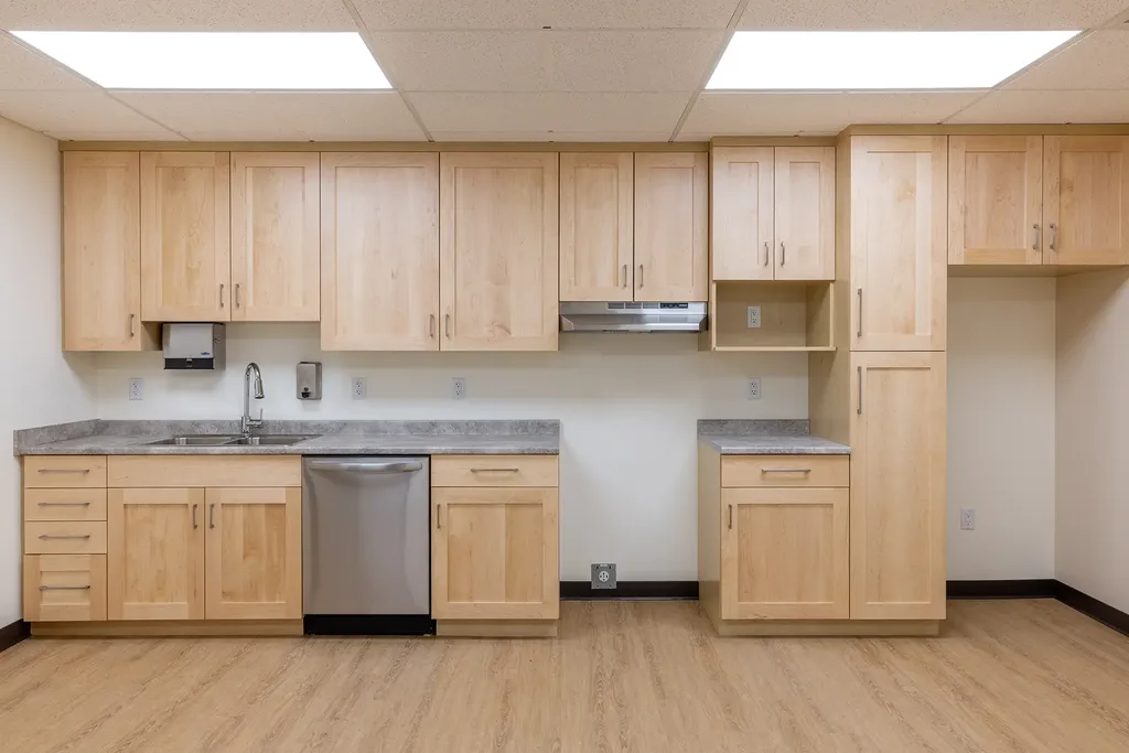 Nak'azdli Whut'en office interior kitchen